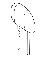 17097001501A82 - Body: Headrest for Mercedes-Benz Image