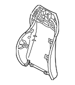 1709101326 - Body: Seat Back Frame for Mercedes-Benz Image