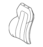 17091019473C30 - Body: Seat Back Cover for Mercedes-Benz Image