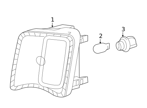 Signal Lamps for 2010 Toyota Prius #0