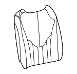 XR815178SDZ - Body: Seat Back Cover for Jaguar Image