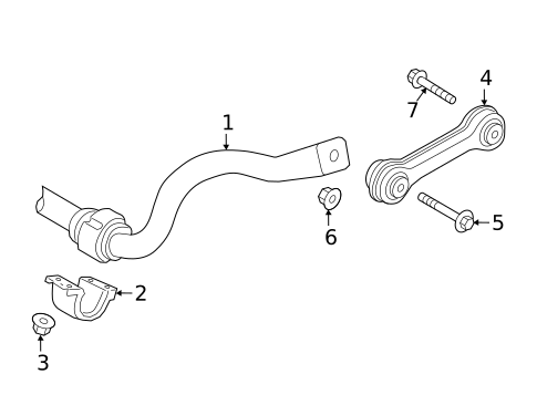 Stabilizer Bar & Components for 2025 Audi A8 Quattro #0