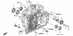 21101RG0A00 - Transmission - Automatic: PLATE, BEARING SETTING for Honda Image