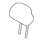 89700TD010MLJ - : Headrest, Outer for Hyundai Image