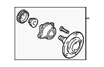 4616477AB - Driveline &amp; Axles: Wheel Bearing And Hub Assembly for Mopar Image