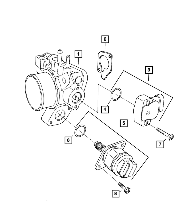 5104745AA - Fuel: Throttle Body for Mopar Image