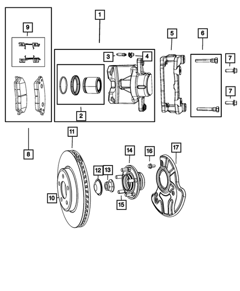 Front Brakes for 2017 Chrysler 300 #2