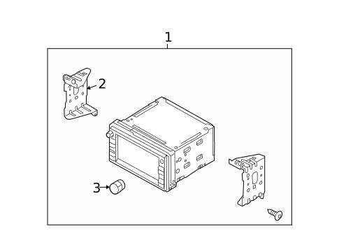 Navigation System Components for 2011 Kia Sedona #0