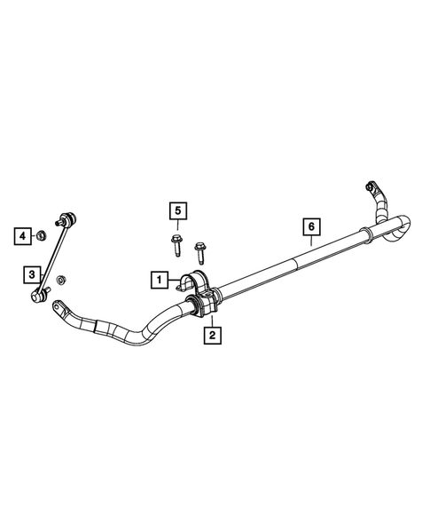Front Stabilizer Bar for 2011 Dodge Journey #0