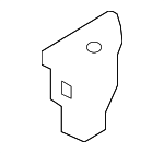 8W1927143 - Body: Blank Cover for Audi: A4, A4 allroad, A4 Quattro, A5 Quattro, A5 Sportback, Q7, RS5, RS5 Sportback, S4, S5, S5 Sportback Image