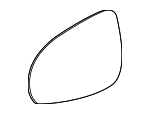 998105003 - Body: Mirror Glass for Mercedes-Benz Image