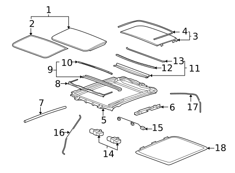 Sunroof for 2012 Cadillac CTS #0