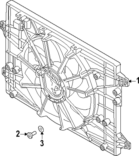 Cooling Fan for 2025 Volvo EX30 #0