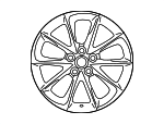 4261111120 - Suspension: Wheel, Alloy for Lexus: LC500, LC500h, LS500, LS500h Image