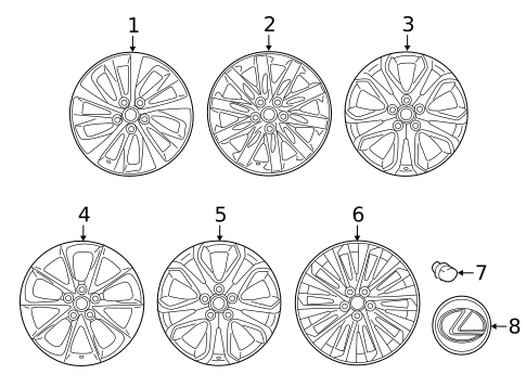 Wheels for 2018 Lexus LS500 #0