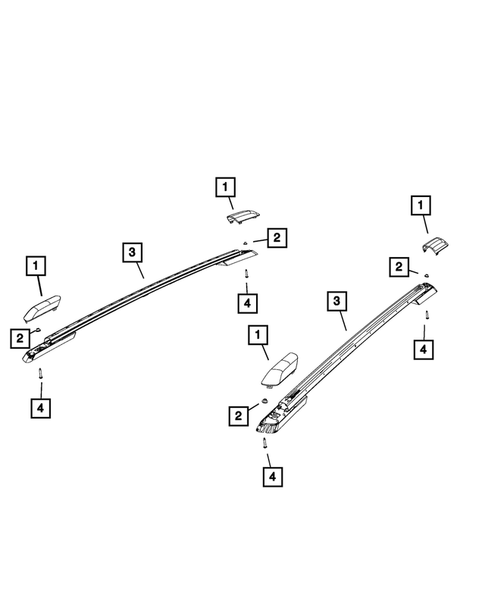 Sport Bar or Luggage Rack for 2020 Dodge Journey #0