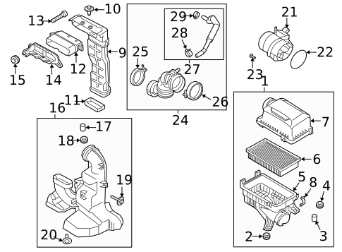 Air Intake for 2020 Kia Rio #0