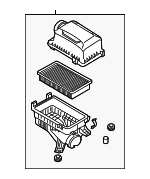 28110H9600 - : Air Cleaner Assembly for Kia: Rio Image