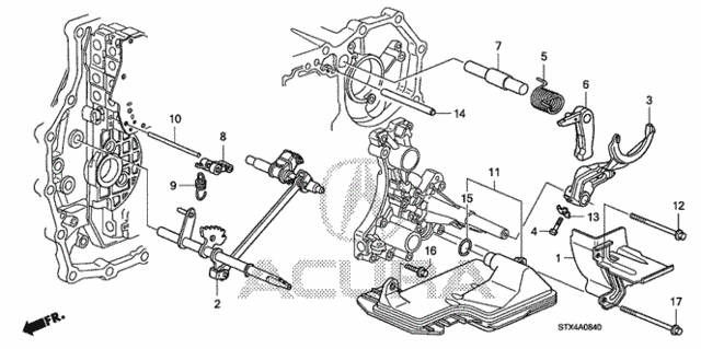 AT Shift Fork for 2007 Acura MDX #0