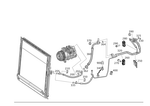 1668302315 - Heating and Ventilation: Refrigerant Line for Mercedes-Benz: GLE300d, ML250 Image