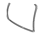 55362002AA - Body: Weatherstrip for Dodge: Durango Image