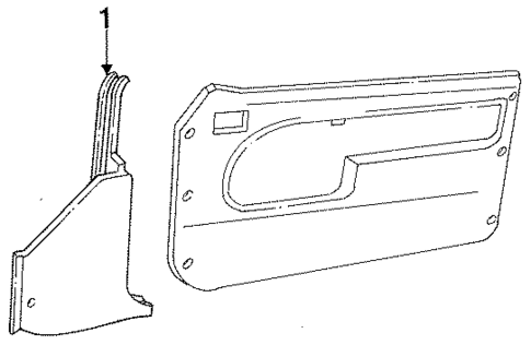 Interior Trim - Pillars for 1988 Ford Mustang #0