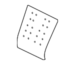 C2D4714 - Body: Seat Back Pad Spacer for Jaguar Image