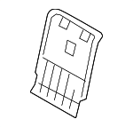 718800E060B0 - Body: Seat Back Panel for Toyota Image image
