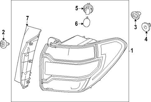 Tail Lamps for 2024 Honda Pilot #0