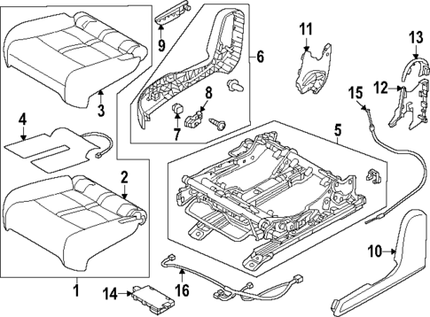 Second Row Seats for 2025 Mazda CX-90 #3