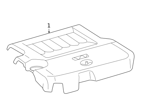Engine Appearance Cover for 2011 Lexus ES350 #0
