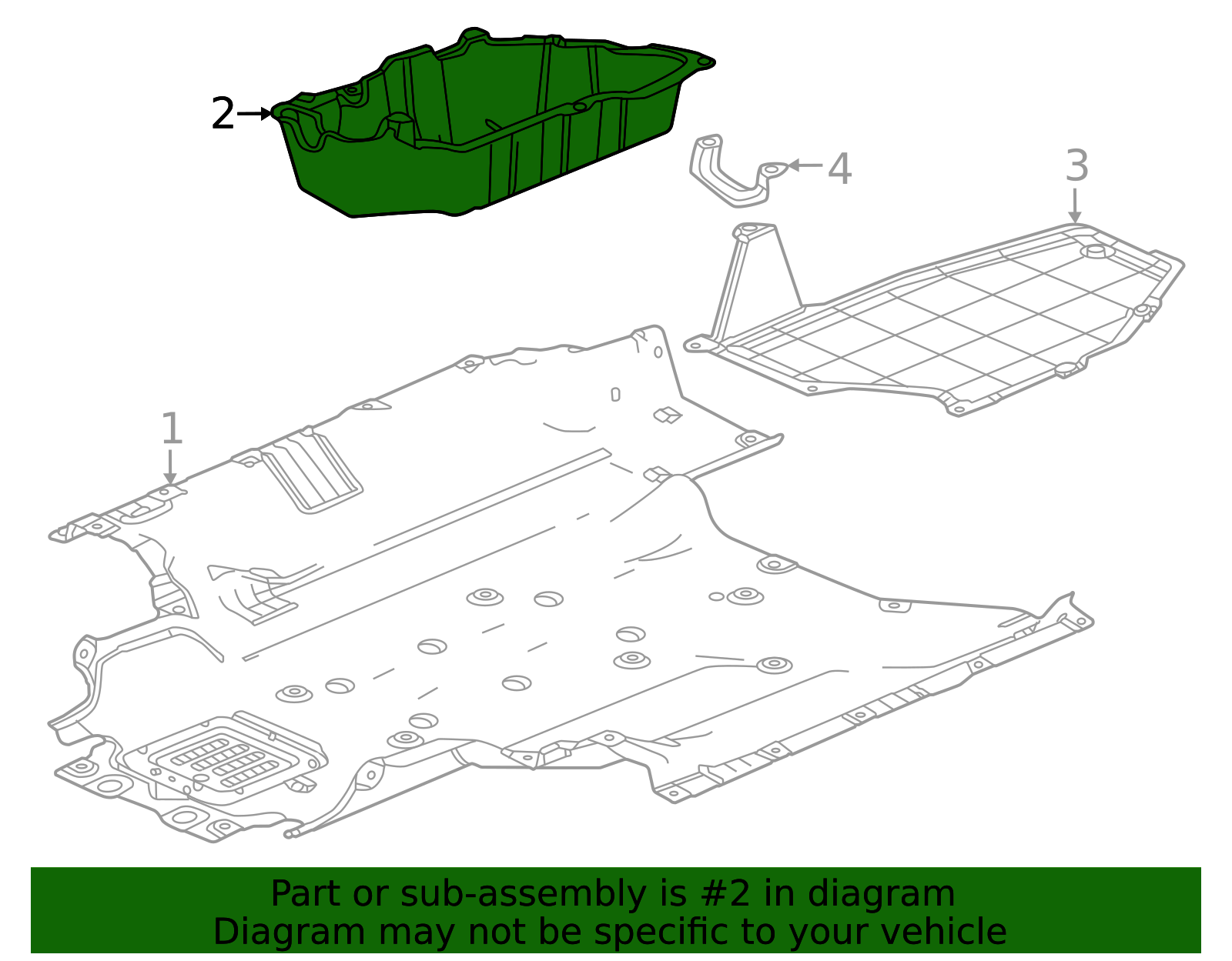 2023-2026 Honda HR-V Floor Pan Splash Shield 74627-3W0-A00 | OEM Parts ...