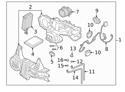 A/C Condenser & Evaporator for 2023 Lincoln Navigator #0