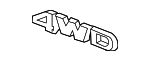 2009-2015 Honda - Emblem Rear (4WD)