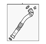 13717612096 - : Air Duct for BMW: 528i, 528i xDrive Image
