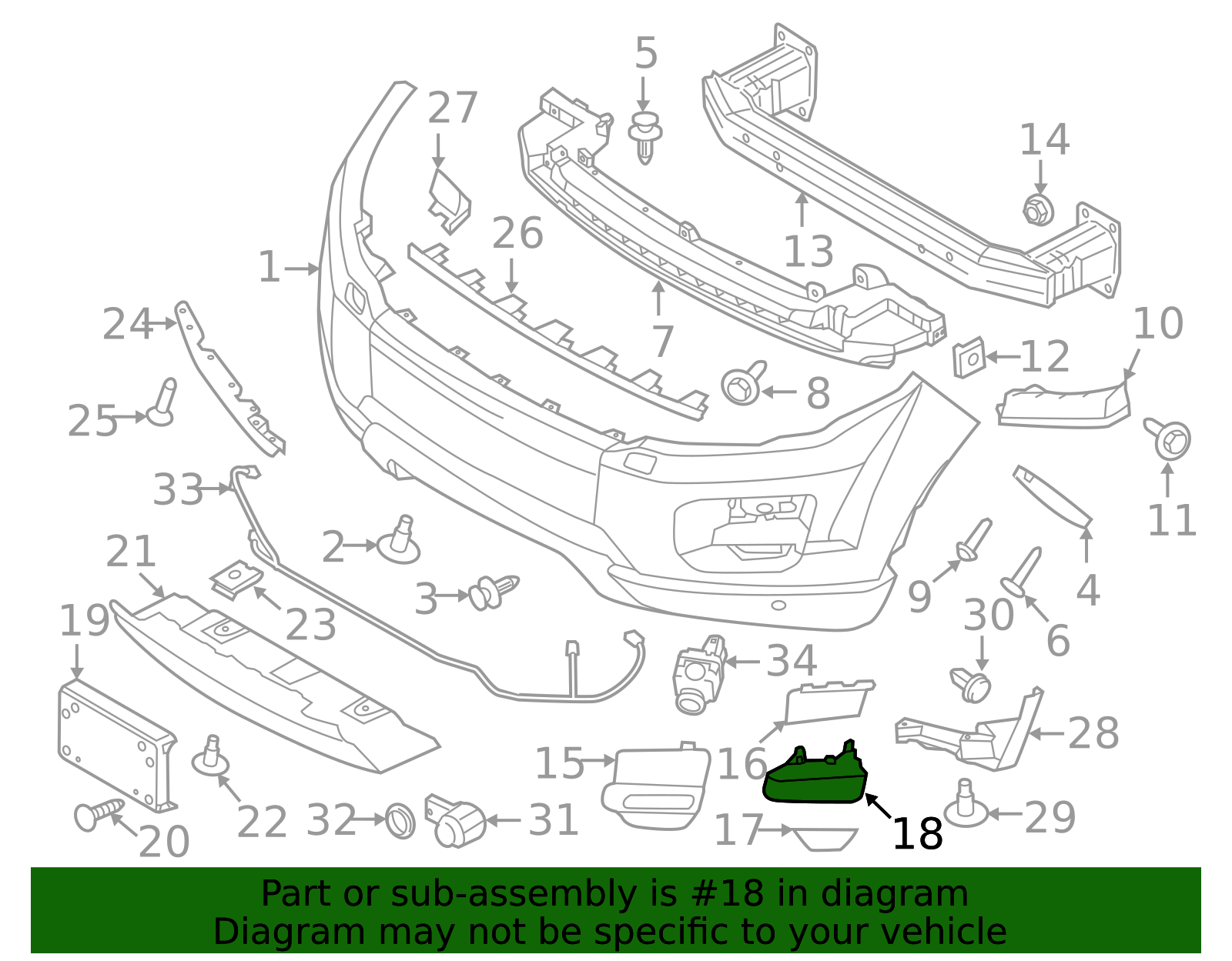 Land Rover Accessories 15pcs Battery Cover Clips For Land Rover - Cowl Panel Retainers Fit Range Rover, Discovery, Evoque Land Rover Cowl Panel Retainers