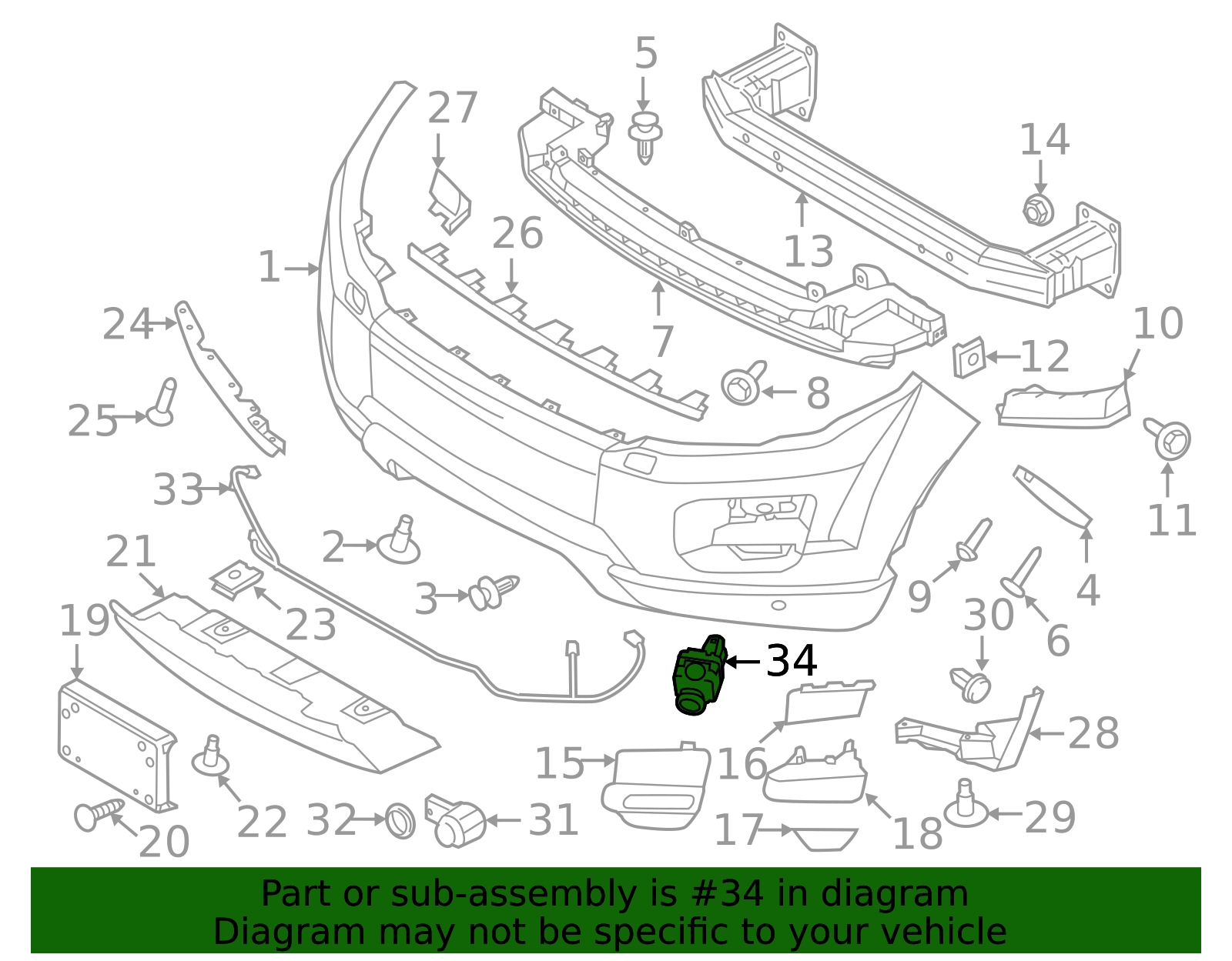 Genuine OEM Camera Part# LR025912 Fits 2012-2017 Land Rover Range