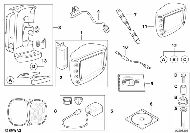 72607685840 - Navigation &amp; Communication: Usb-Connection Cable -  for BMW-Motorrad Image