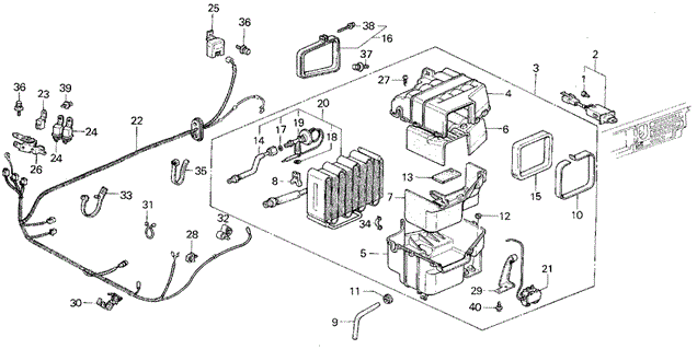 A/C Unit (Keihin) for 1984 Honda Civic #0