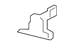 4638688300 - Body: Knee Air Bag Bracket for Mercedes-Benz Image
