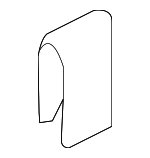 155400291 - Body: Upper Gate Trim Clip for Nissan: 370Z, LEAF, Z Image