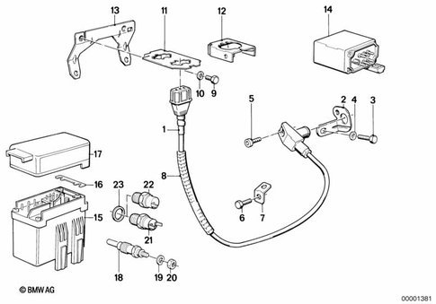 Glow Plug Unit for 1986 BMW 524td #0