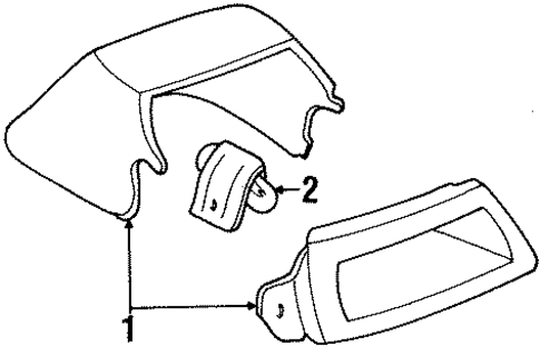 High Mount Lamps for 1992 Oldsmobile Toronado #0