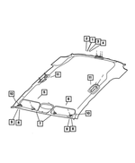 5072343AA - : Visor Clip for Mopar Image