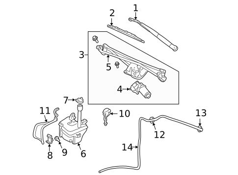 Wiper & Washer Components for 2005 Ford Explorer #0