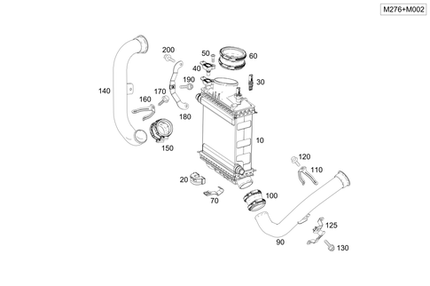 Charge Air Cooling for 2018 Mercedes-Benz SL450 #0