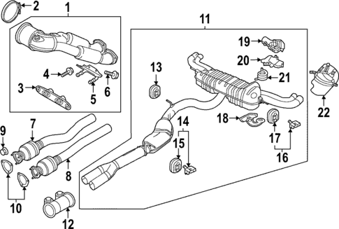 Exhaust Components for 2024 Audi RS3 #0