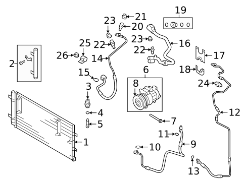 A/C Clutch & Compressor for 2017 Audi A5 Quattro #0