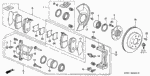 1463ST7000 - Chassis: CALIPER SET, FR. for Acura Image