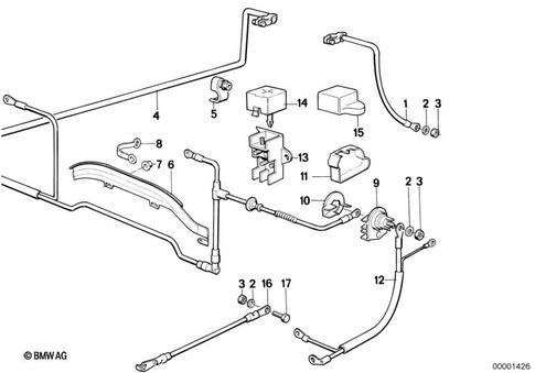 Battery Cable for 1992 BMW 750iL #0